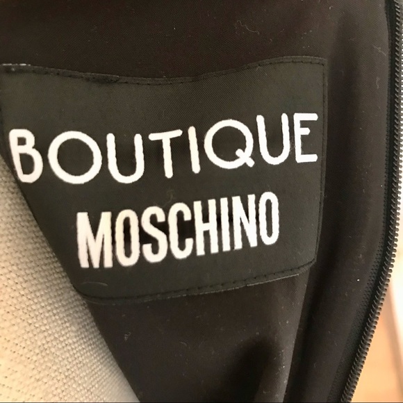 Boutique Moschino silk dress, mod style, US size 12 - Picture 9 of 9